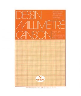 CARTA MILLIMETRATA CANSON 67-109 A3 50FF