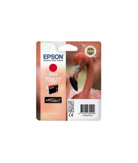 INKJET EPSON T087740 R1900 ROSSO