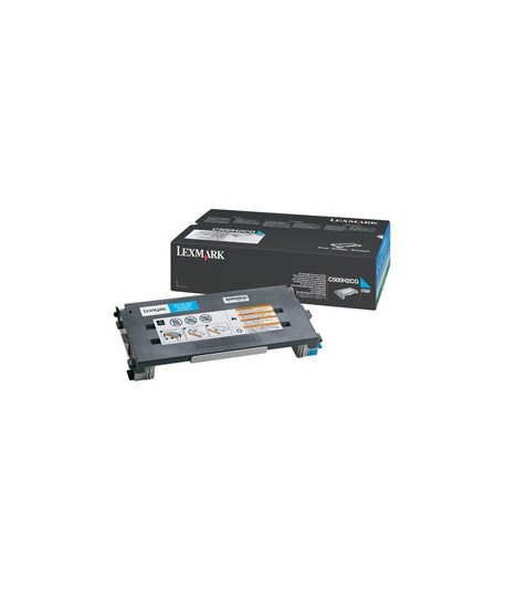 TONER LEXMARK C500H2 CIANO 3K