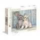 CLEMENTONI 35004 PZL 500 GATTO&CONIGLIO