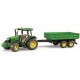 BRUDER 02108 TRATTORE JONH DEERE+RIMORCH