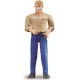 BRUDER 60006 UOMO BIONDO