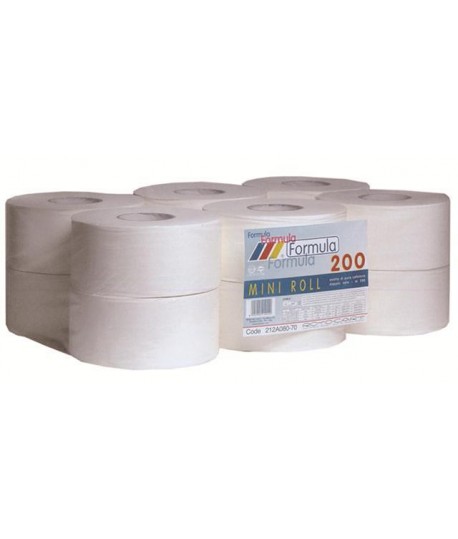 CARTA IGIENICA 2V MINI JUMBO 200M 12ROT