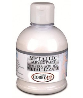 TEMP.ACRIL HOBBYART METAL.BIANCO 250ML