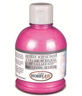 TEMP.ACRIL HOBBYART METAL.MAGENTA 250ML