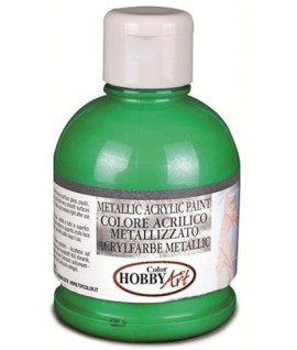 TEMP.ACRIL HOBBYART METAL.VERDE 250ML