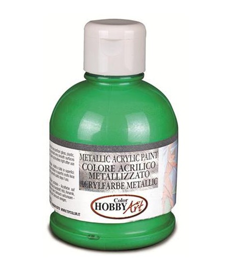 TEMP.ACRIL HOBBYART METAL.VERDE 250ML