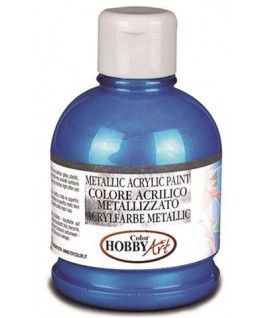 TEMP.ACRIL HOBBYART METAL.BLU 250ML