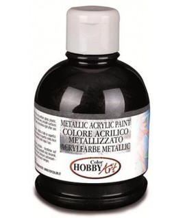 TEMP.ACRIL HOBBYART METAL.NERO 250ML