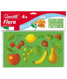 QUERCETTI 2606 STENCIL FLORA SET 4PZ