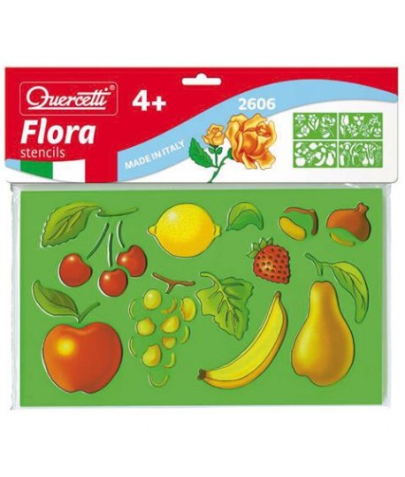 QUERCETTI 2606 STENCIL FLORA SET 4PZ