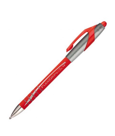 PENNA SFERA FLEXGRIP ELITE L ROSSO 12PZ