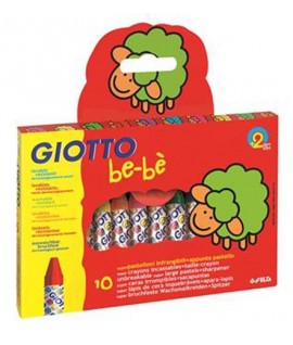 PASTELLI CERA GIOTTO BEBE' 4779 10C