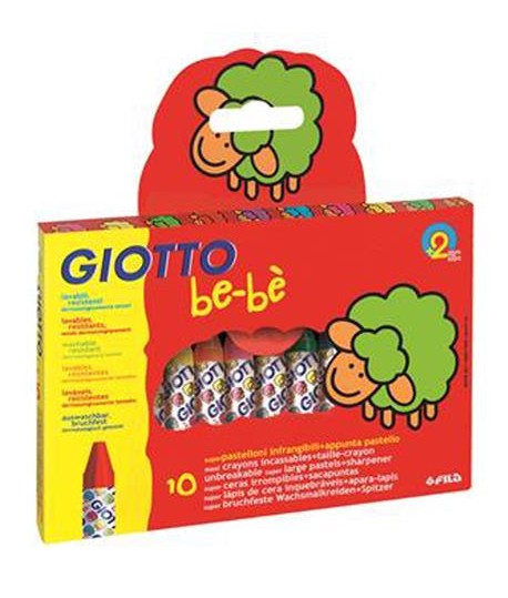 PASTELLI CERA GIOTTO BEBE' 4779 10C