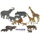 MINILAND 25137 ANIMALI DELLA SAVANA 12PZ