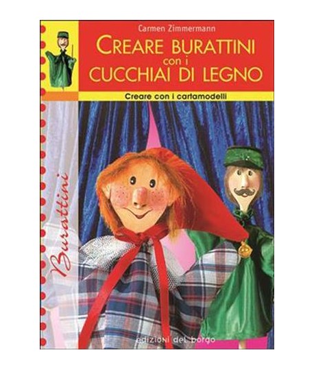 LIBRO BURATTINI C/CUCCHIAI DI LEGNO