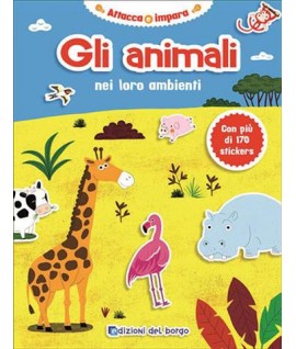 ANIMALI NEI LORO AMBIENTI 63608 STICKERS