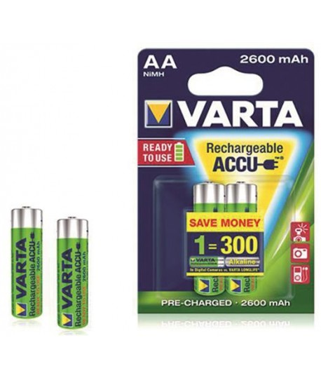 PILA RICARIC. VARTA 1,2V AA 2600MAH 2PZ