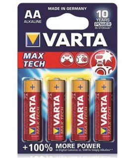 PILA VARTA MAX TECH AA STILO 1,5V 4PZ