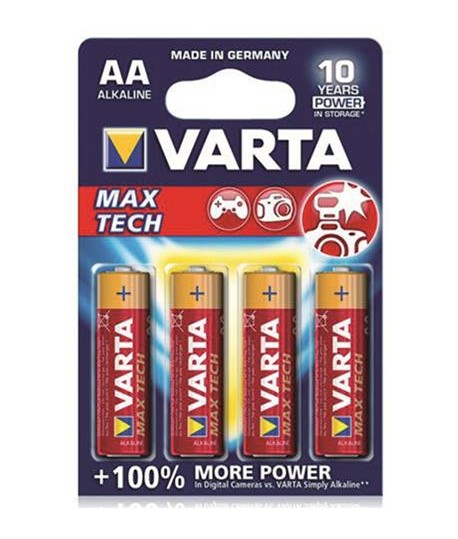 PILA VARTA MAX TECH AA STILO 1,5V 4PZ