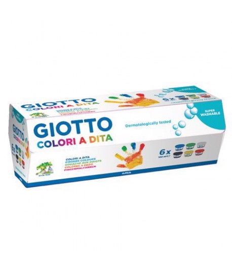 COLORI A DITA GIOTTO 5341 6C ASSORTITI