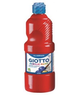 TEMPERA ACRIL GIOTTO 533708 500ML ROSSA