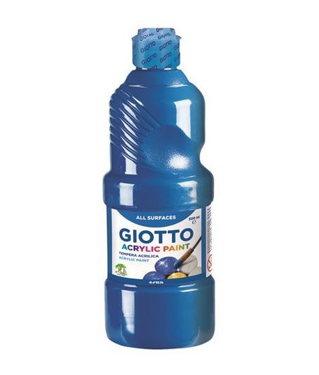 TEMPERA ACRIL GIOTTO 533715 500ML CIANO