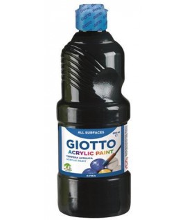 TEMPERA ACRIL GIOTTO 533724 500ML NERA