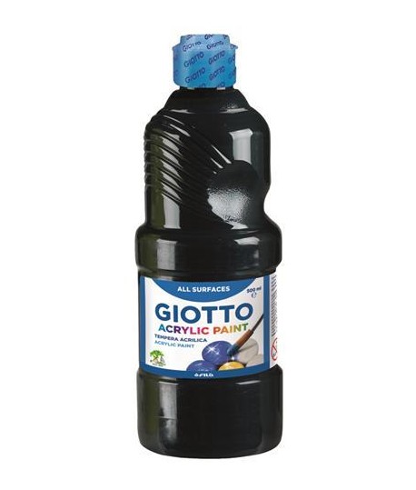 TEMPERA ACRIL GIOTTO 533724 500ML NERA