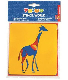 SET STENCIL CMP ST1 ANIMALI 6PZ