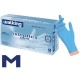 GUANTI MONOUSO NITRILE BLU M 100PZ