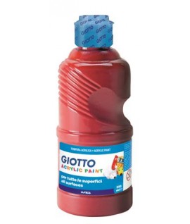 TEMPERA ACRIL GIOTTO 534007 250ML ROSSO