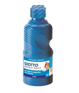 TEMPERA ACRIL GIOTTO 534015 250ML CIANO