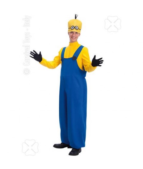 COSTUME ADULTO M OMINO GIALLO TU CT80837