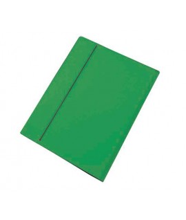 CARTELLA PRESPAN ELASTICO 35X50 VERDE