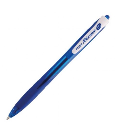 PENNA SFERA PILOT REXGRIP M BLU 10PZ