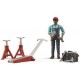 BRUDER 62100 MECCANICO CON ATTREZZI
