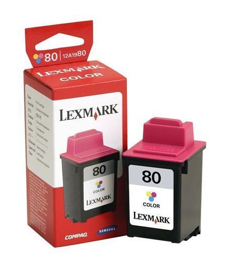 INKJET LEXMARK 12A1980 N80 COLOR