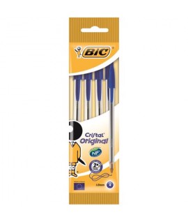 PENNA SFERA BIC CRISTAL ORIG. BLU BL.4PZ