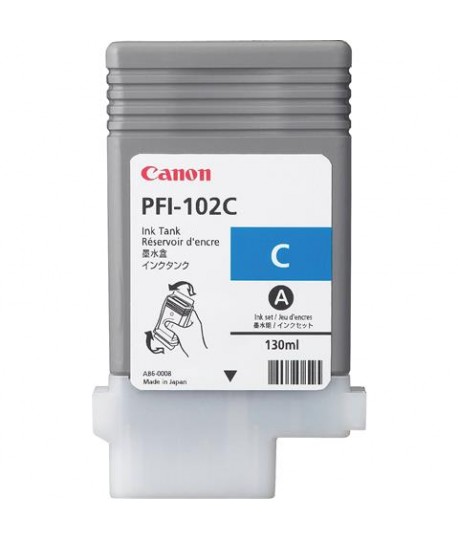 CARTUCCIA CANON PFI-102C CIANO