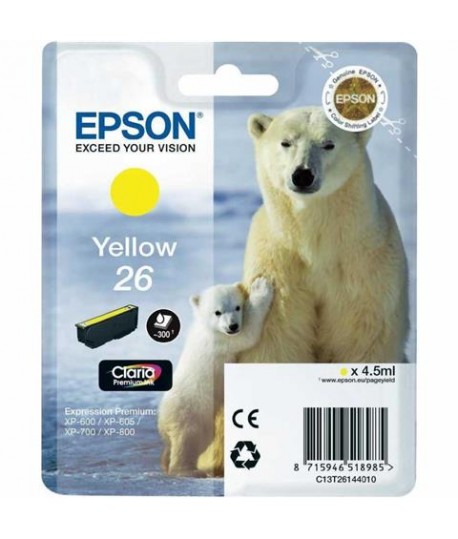 INKJET EPSON T2614 26 GIALLO