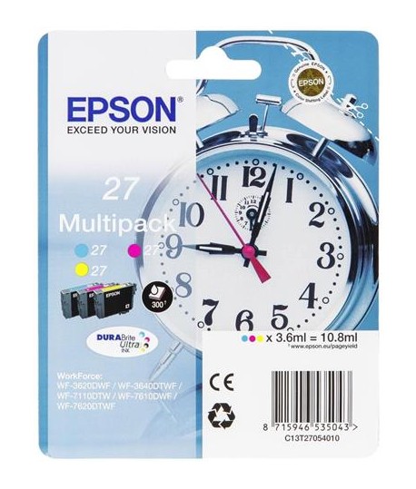 MULTIPACK INK EPSON 27 COLORE