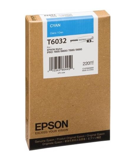 INKJET EPSON PRO 7800 220ML CIANO