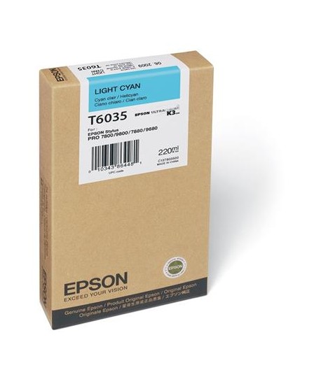 INKJET EPSON PRO 7800 220ML CIANO CHIARO