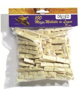 MEZZE MOLLETTE LEGNO CWR 1719 100PZ