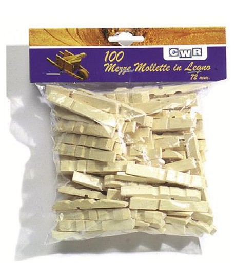 MEZZE MOLLETTE LEGNO CWR 1719 100PZ