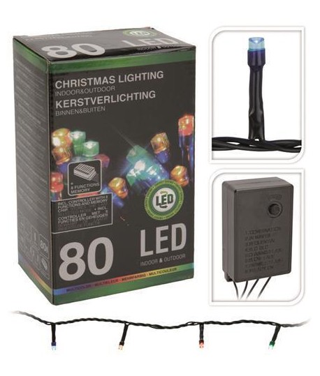 LUCI MULTICOLORE 80LED GIOCO AX8206010