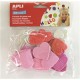 FORME CUORI GLITTER EVA APLI 13283 52PZ