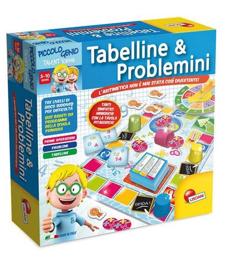 LISCIANI 100491 GENIUS TABELLINE E PROB.