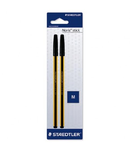 PENNA SFERA STAEDTLER 434 PM NERO BL.2